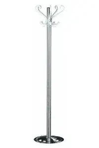 Bambu Chrome-Plated Coat Stand