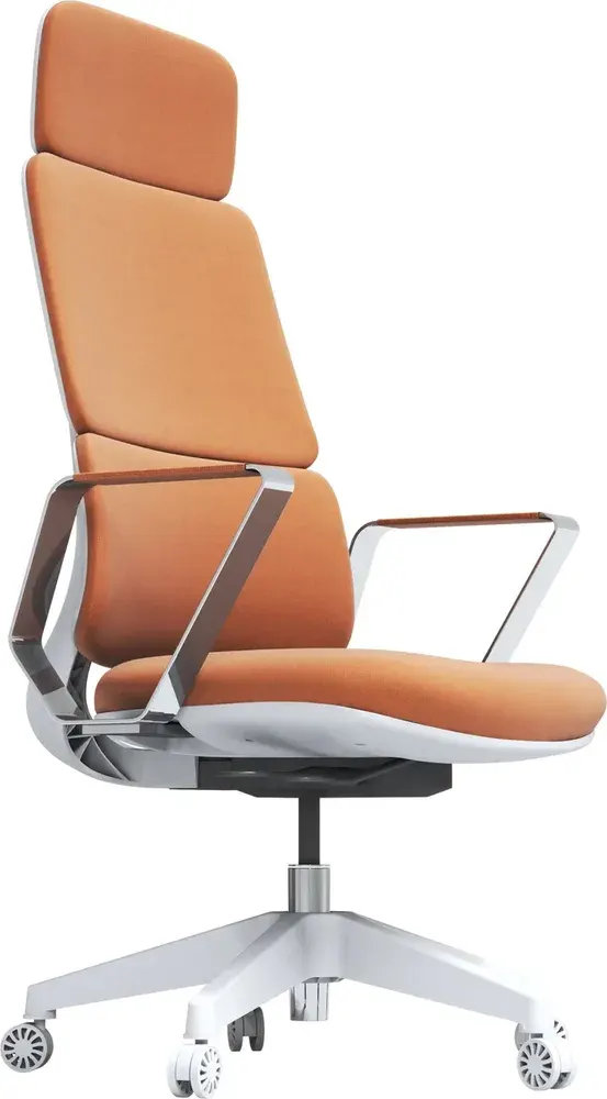 Boss White Plastic Body Executive Chairs