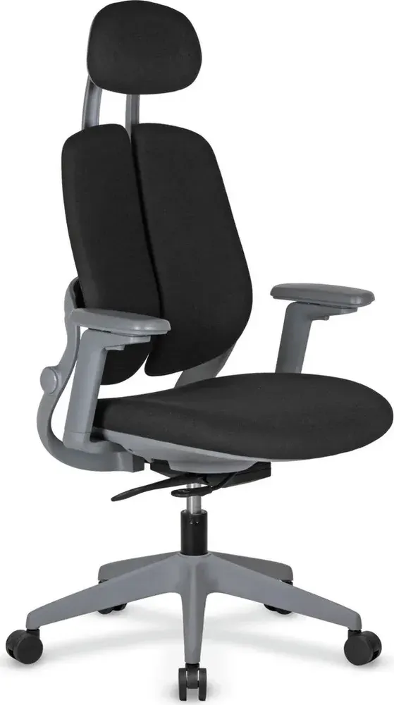Bonita Gray-Body Plastic-Base Executive Chairs