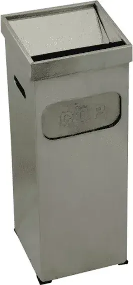 Delikli Boyalı Atık Çöp Kovası