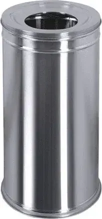 Coș de Gunoi Interior Cilindric din Inox