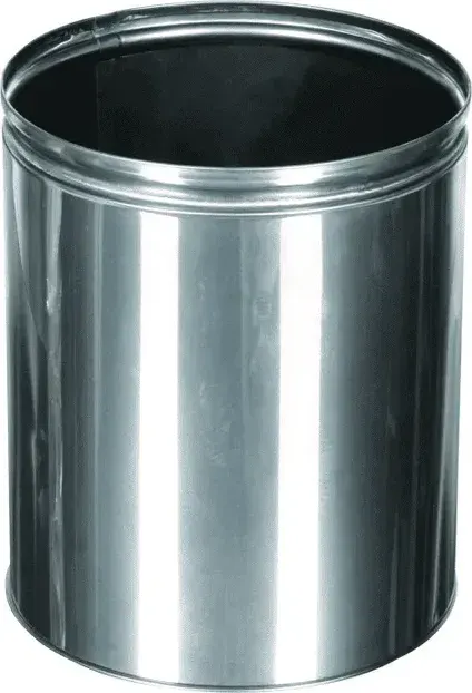 Small Column Waste Bin Stainless