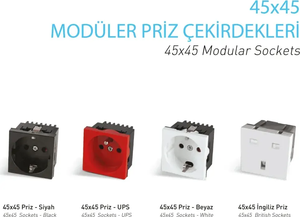 Modüler Priz Çekirdekleri