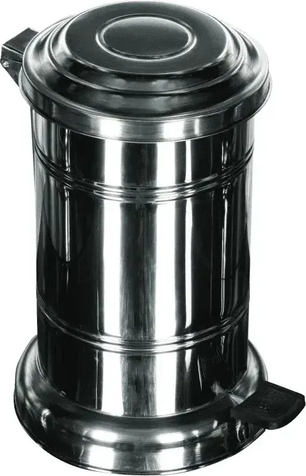 Pedal-Operated Stainless Steel Galvanized Inner Waste Bin
