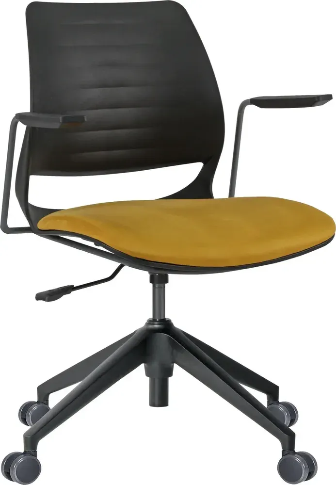 Polo Painted-Arm Plastic-Legged Upholstered Project Chairs