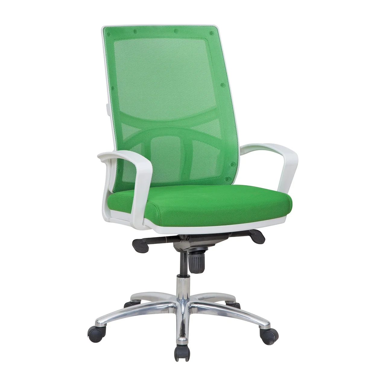 Remo White Plastic Body Aluminum Base Task Chairs
