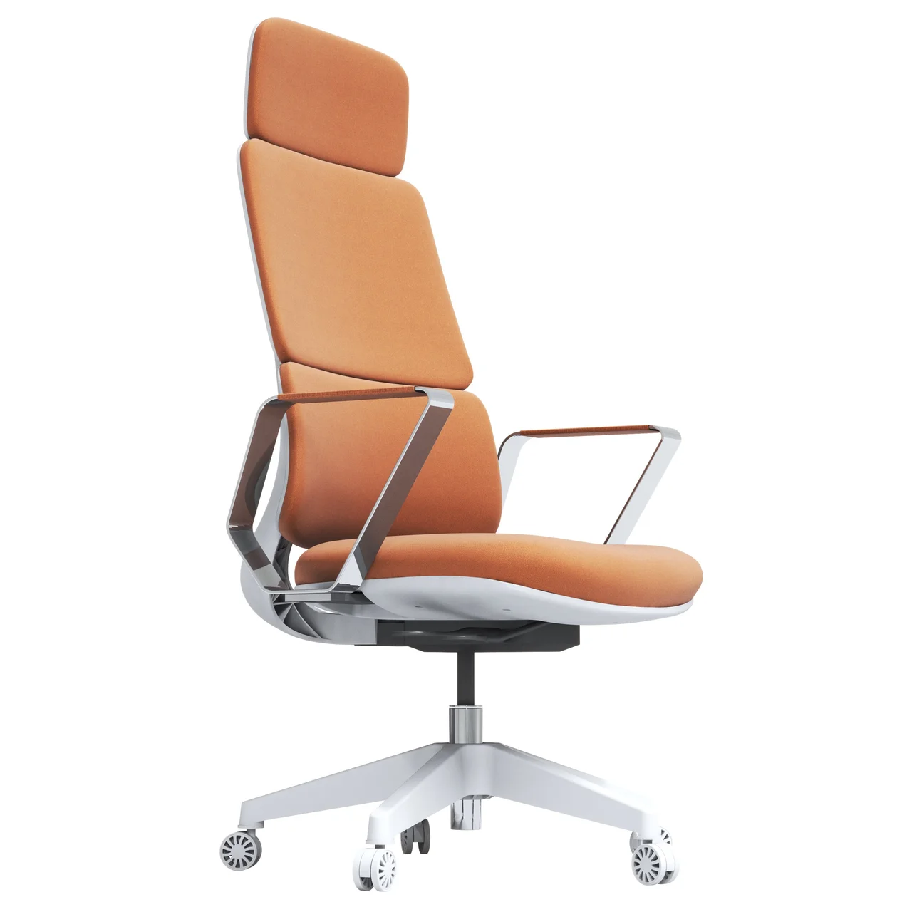 Boss White Plastic Body Executive Chairs