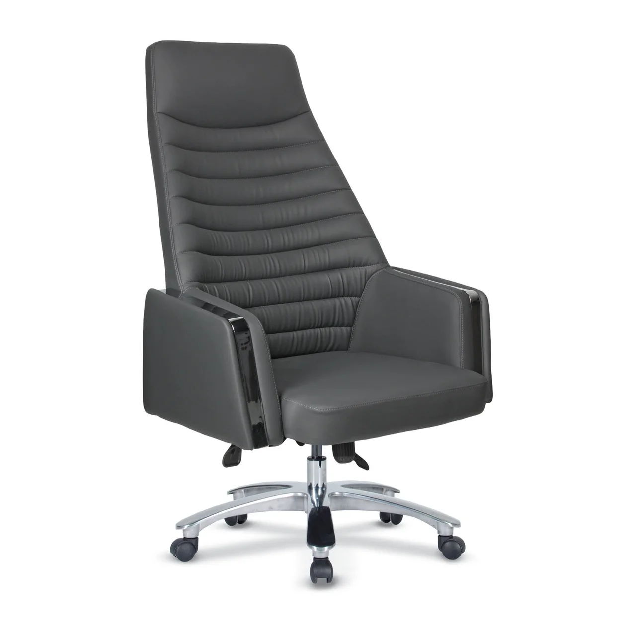 Ravel Chrome-Armed Aluminum-Legged Executive Chairs