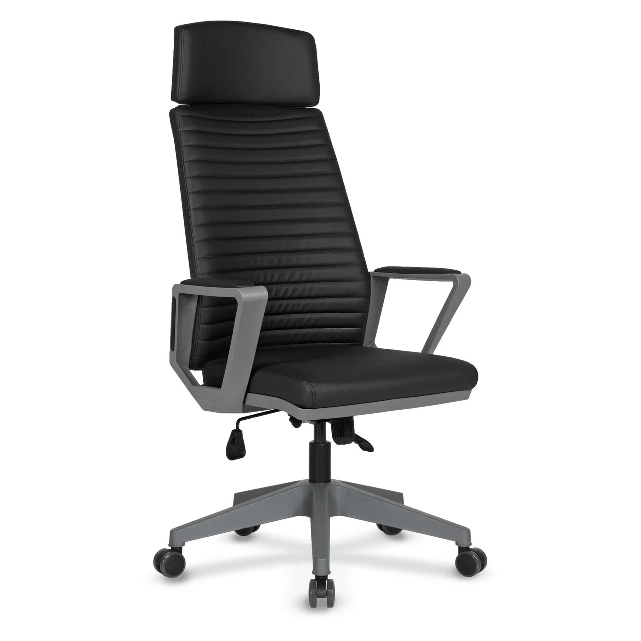 Viva Grey Plastic Arm Grey Plastic Base Upholstered Executive Chairs