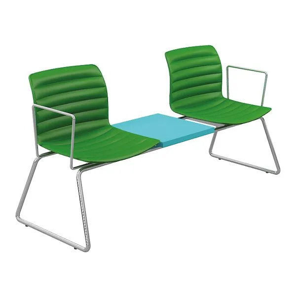 Lena Chrome Arm Chrome Base Side Table Upholstered Project Chairs