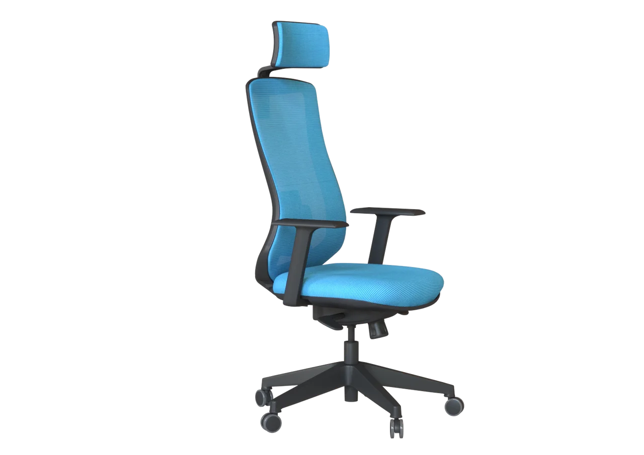 Pony Plastic-Arm Plastic-Legged Mesh Chairs