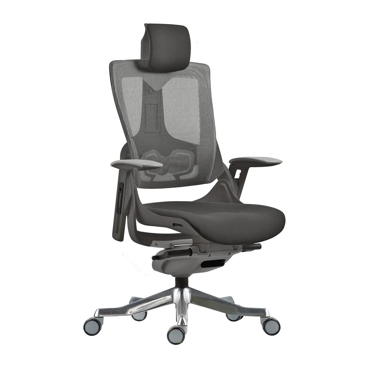 Wau Plastic-Arm Aluminum-Base Mesh Chairs