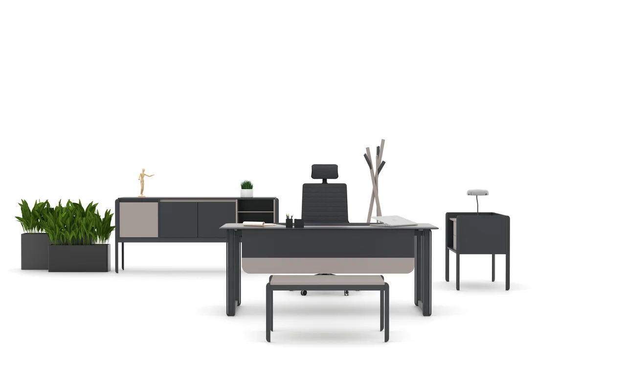 Zelve Executive Desk Set