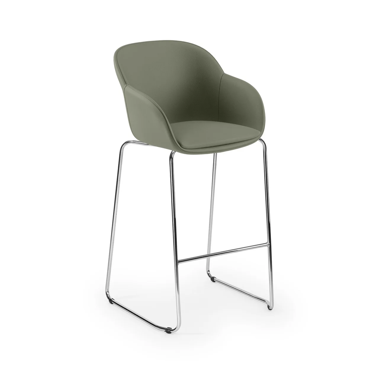 Shell-M Pad Bar Stool