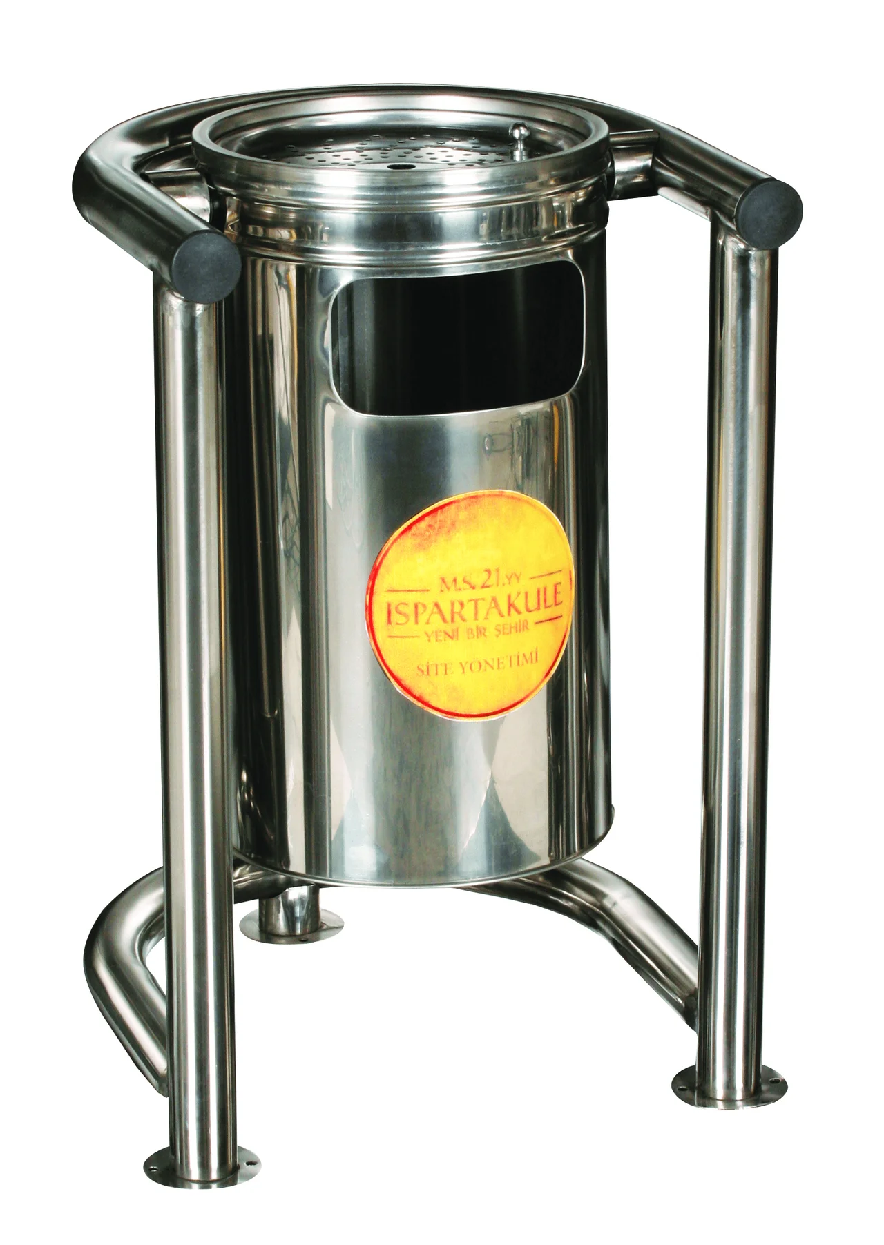Full Stainless Cage-Type Waste Bin