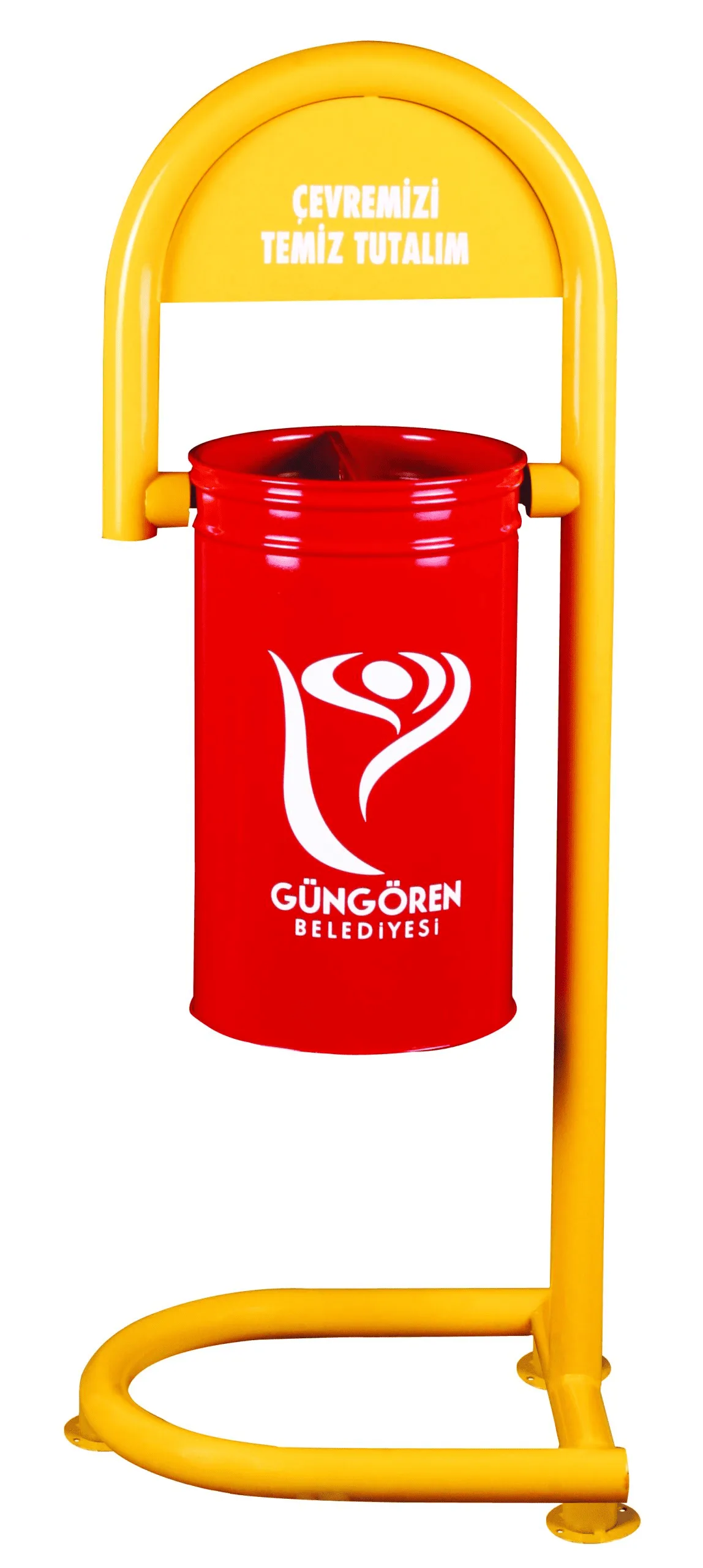Coș de Gunoi Exterior Mobil Tip Baston