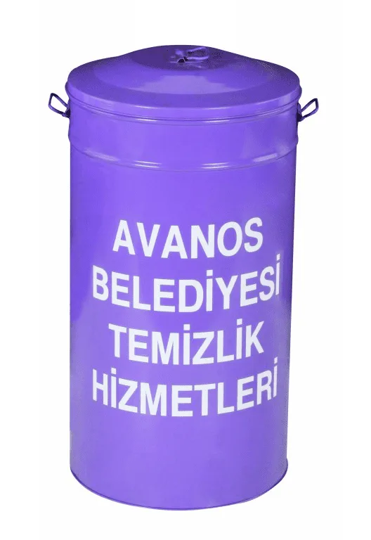 Lidded Mobile Outdoor Waste Bin