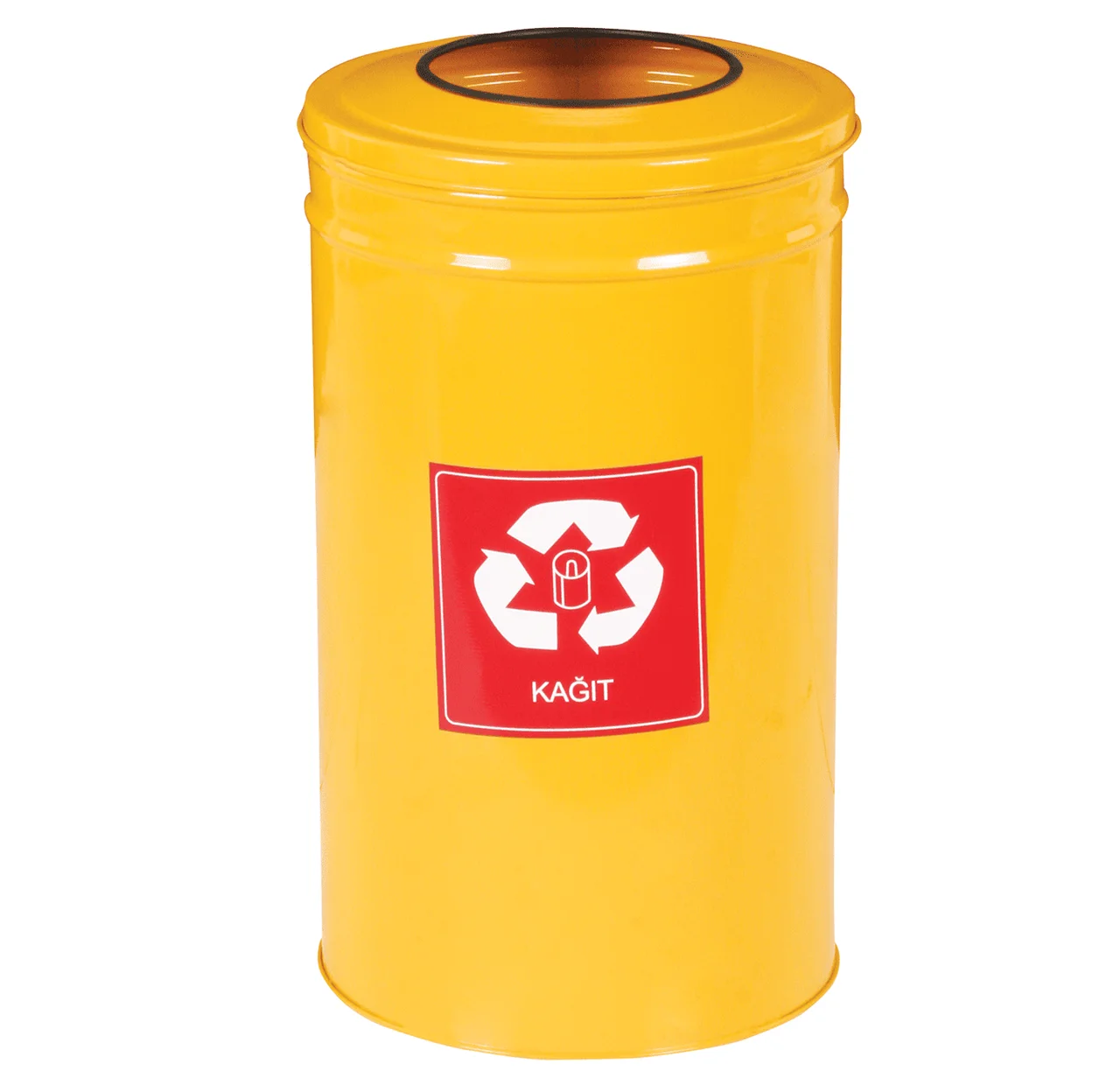 Coș de Reciclare Vopsit 3 Compartimente