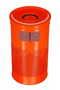 Extra-Large Column Painted Waste Bin