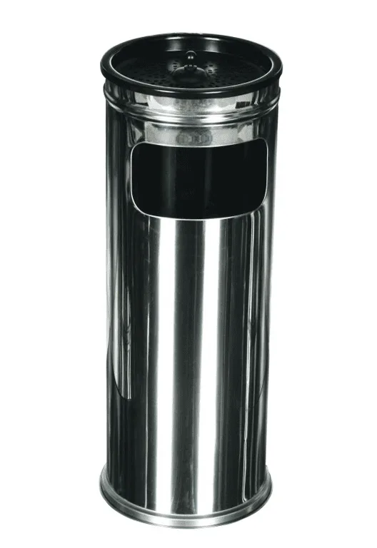 No. 5 Column Wire Ashtray – Stainless Steel