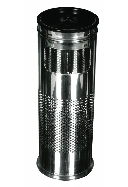 Scrumieră Coloană Nr. 5 cu Grilaj Perforat Inox