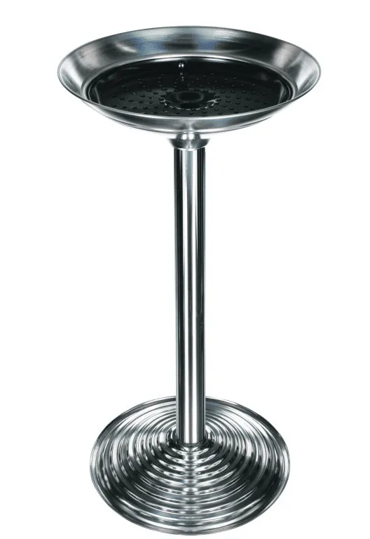 Scrumieră cu Grilaj pentru Salon, Inox