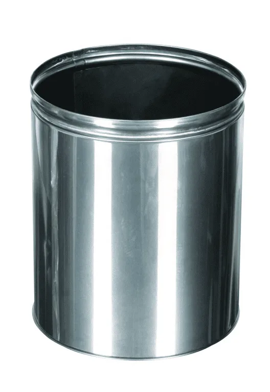 Small Column Waste Bin Stainless