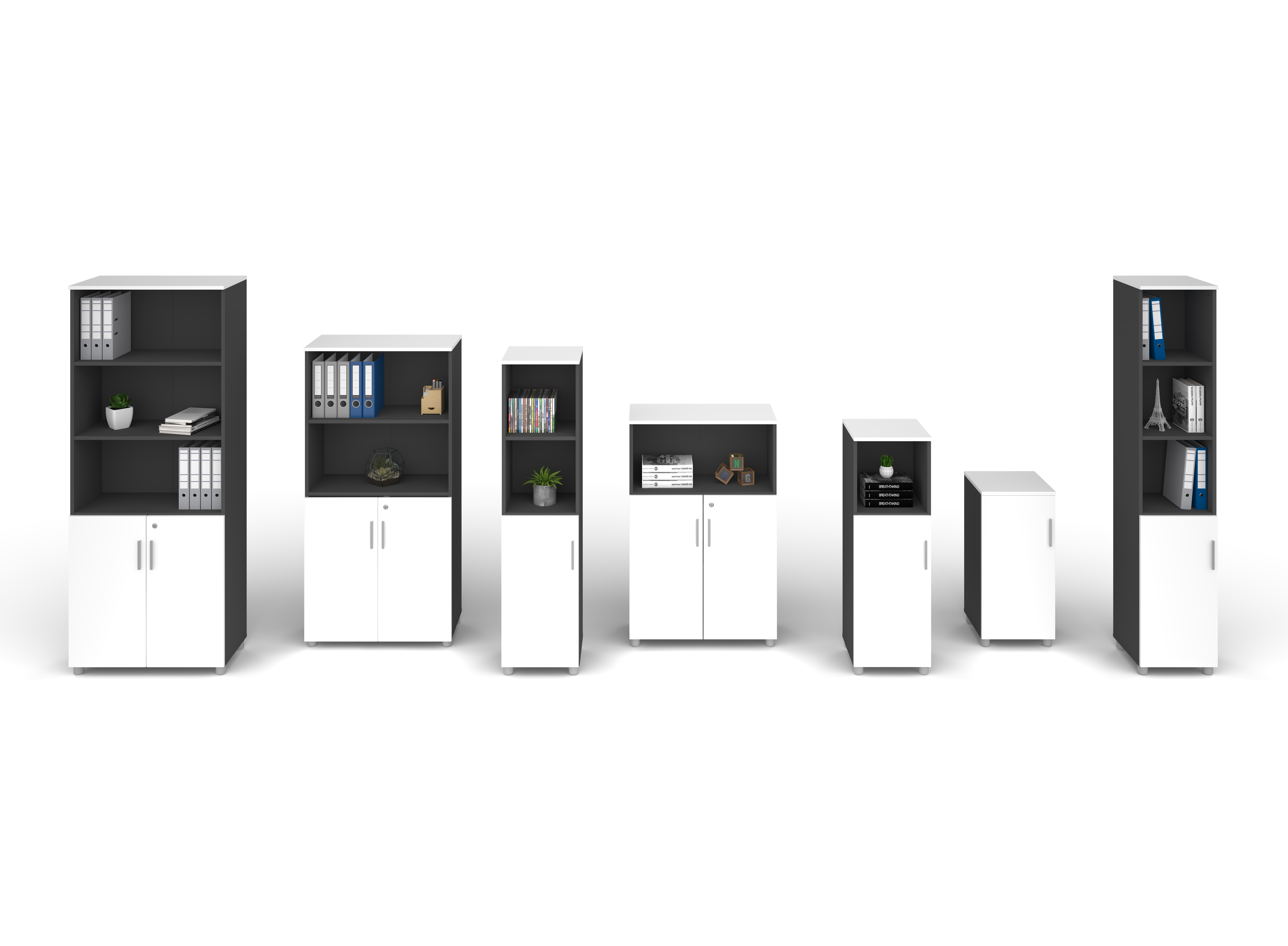 Yarım Kapaplı Dosya Dolapları